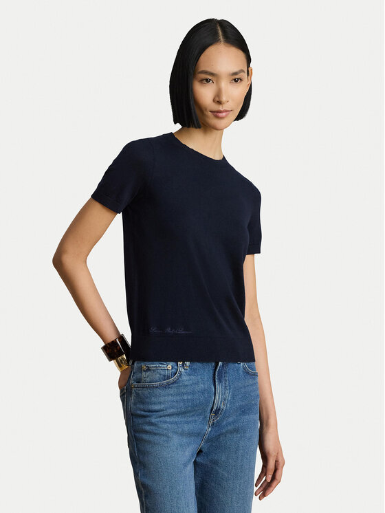 LAUREN RALPH LAUREN Tricou 200P14055003 Bleumarin Regular Fit