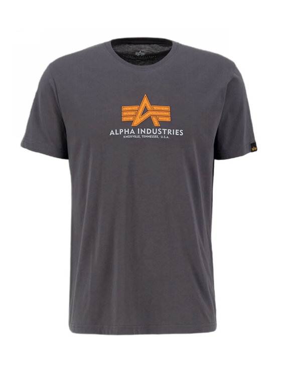 Alpha Industries Alpha Industries T-Shirt AI.100501RB-684-L Szary Basic Fit