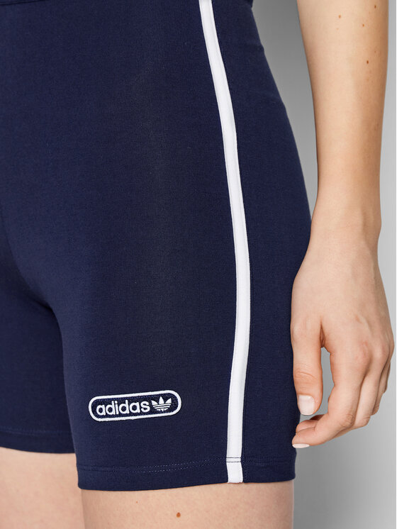 adidas adidas Sportiniai šortai HL6562 Tamsiai mėlyna Tight Fit