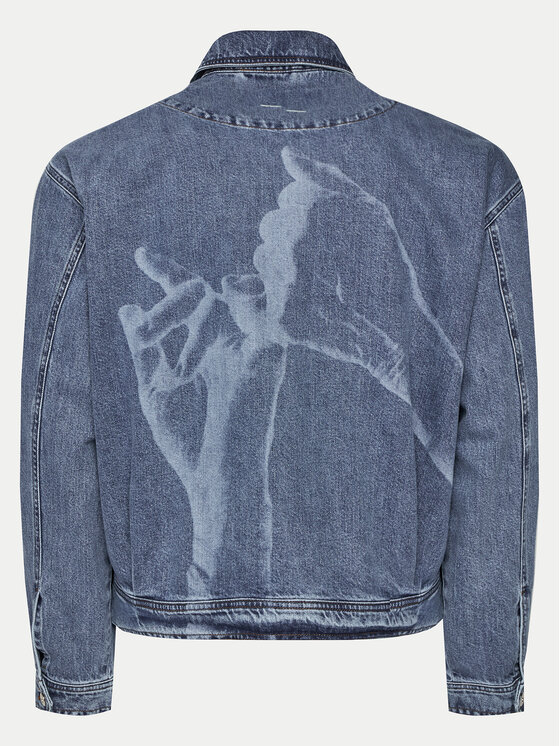 Filling Pieces Filling Pieces Jeans jakna Unisex 78620769975 Modra Regular Fit