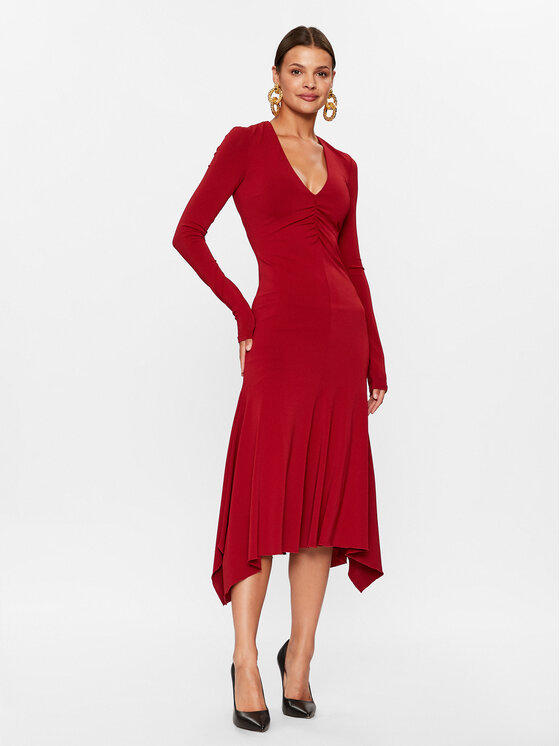 Patrizia Pepe Patrizia Pepe Koktejlové šaty 8A1181/J113-R799 Červená Regular Fit