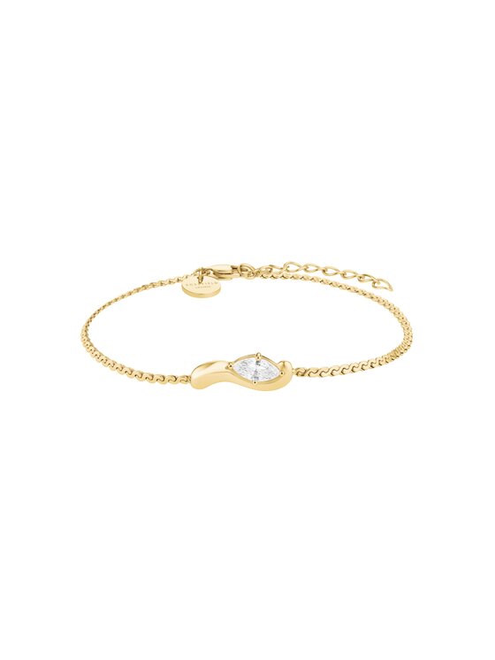 Rosefield Rosefield Bransoletka BOLD WAVE Złoty