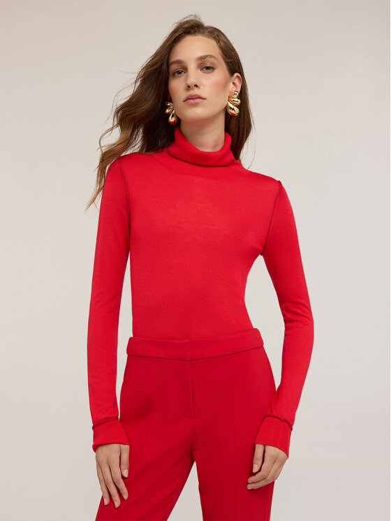 Motivi Motivi Maglione M384W003468N016 Rosso Regular Fit