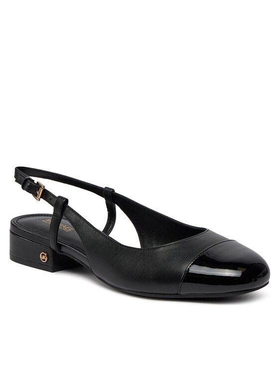 MICHAEL Michael Kors MICHAEL Michael Kors Baleríny Perla Flex Sling Flat 40R4PLFP1L Čierna