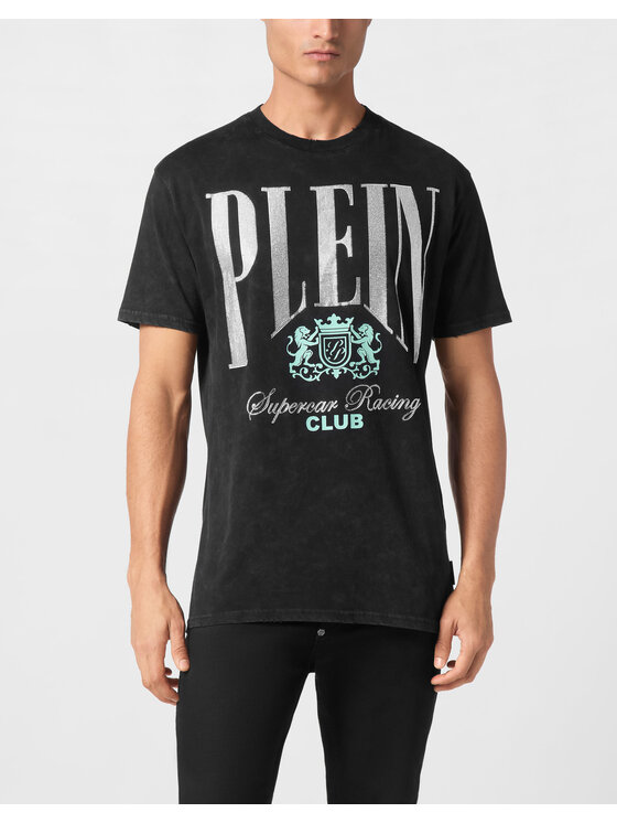 PHILIPP PLEIN PHILIPP PLEIN T-Shirt 21093 Czarny Regular Fit