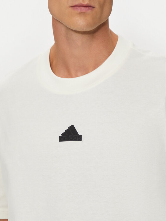 adidas adidas T-krekls Brand Love IX1321 Balts Loose Fit