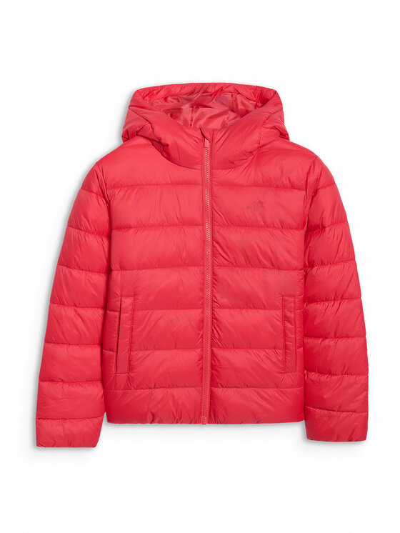 4F 4F Kurtka puchowa OUTERWEAR Czerwony Regular Fit