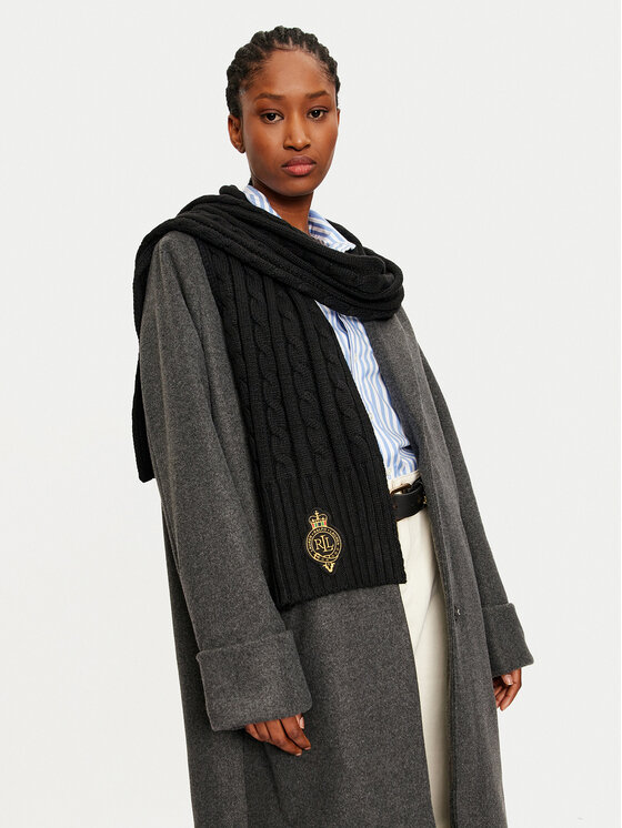 LAUREN RALPH LAUREN LAUREN RALPH LAUREN Šal 454960071002 Črna