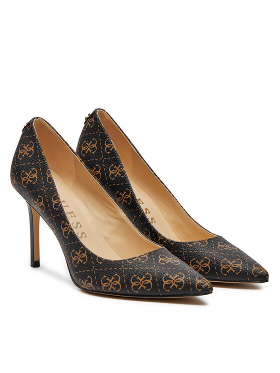 Guess Guess Čevlji z visoko peto Dabbey 2 FLTDB2 FAL08 Rjava