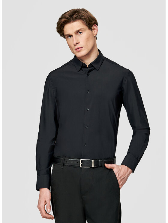 Pako Lorente Pako Lorente Koszula P26SF-1X-010 Czarny Slim Fit