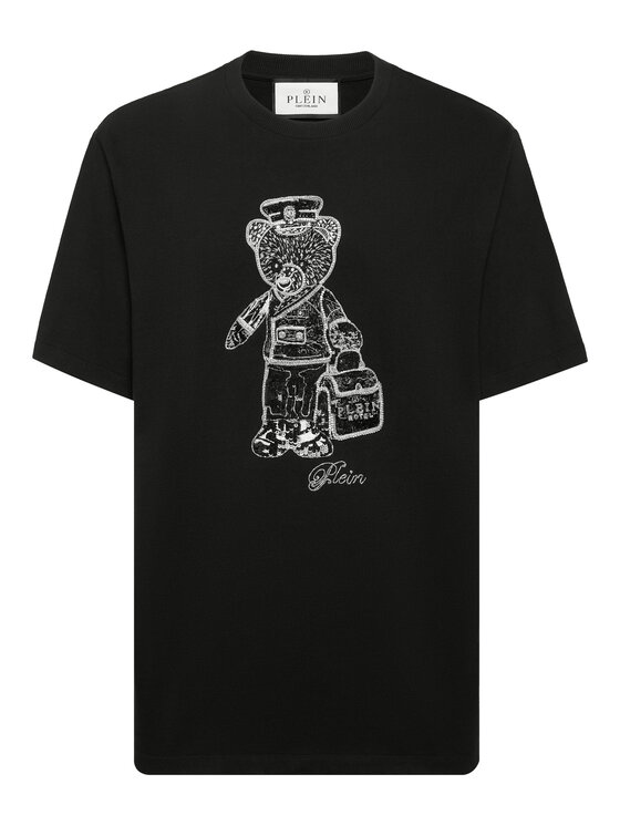 PHILIPP PLEIN PHILIPP PLEIN T-Shirt 27061 Czarny Regular Fit