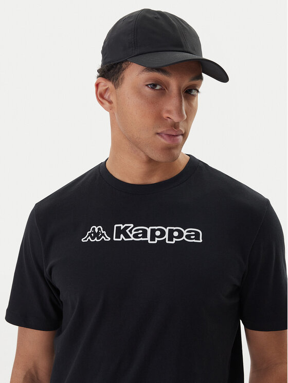 Kappa Kappa T-Shirt Feddu 311H7HW Černá Regular Fit