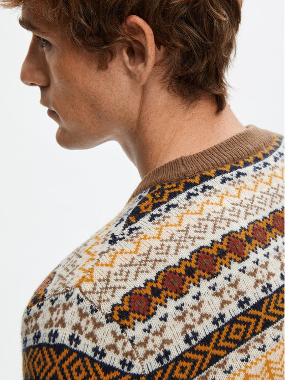 Selected Homme Selected Homme Kampsun 16090839 Pruun Regular Fit