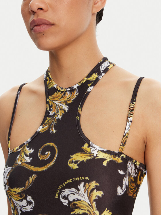 Versace Jeans Couture Versace Jeans Couture Kokteilinė suknelė 78HAO914 Juoda Slim Fit