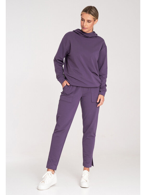 FIGL FIGLFIGL Felpa M1034 Viola Regular Fit