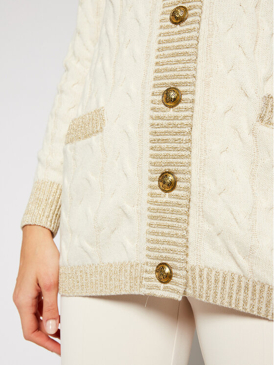 Luisa Spagnoli Luisa Spagnoli Strickjacke Ciclone 057179 Beige Regular Fit