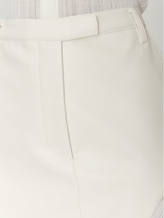 BARDOT BARDOT Műbőr szoknya 59679SB1 Fehér Regular Fit