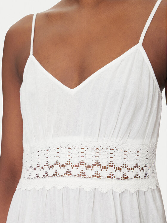 Vero Moda Vero Moda Sukienka letnia Quincy 10324588 Biały Regular Fit