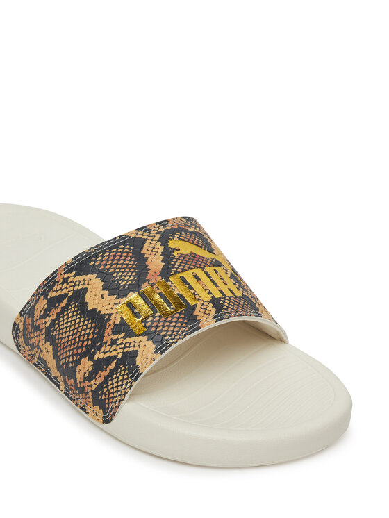 Puma Puma Klapki Popcat 20 Snake Chic 401706 02 Beżowy
