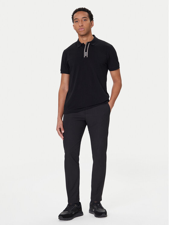 BOSS BOSS Поло Paddy 50549362 Чорний Regular Fit