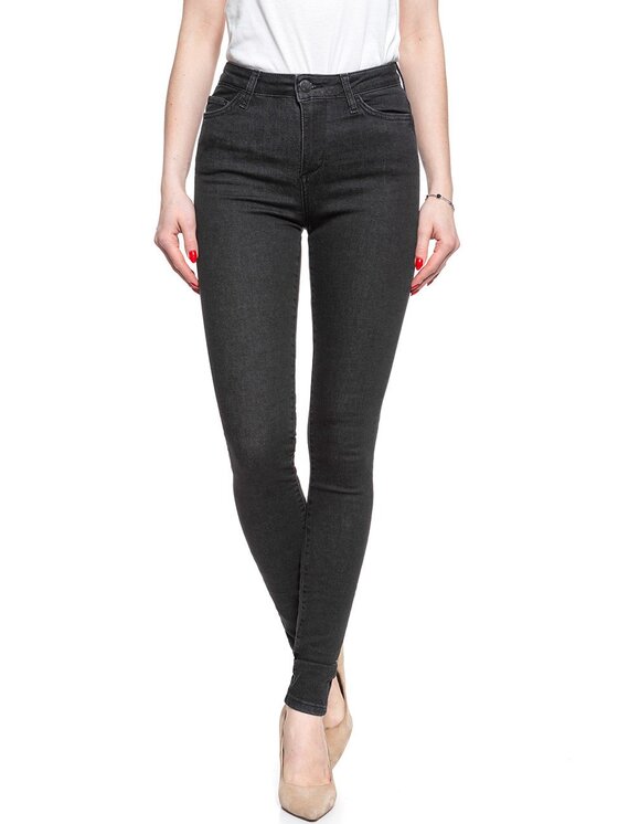 Mustang Mustang Jeansy ZOE SUPER SKINNY Czarny Skinny Fit