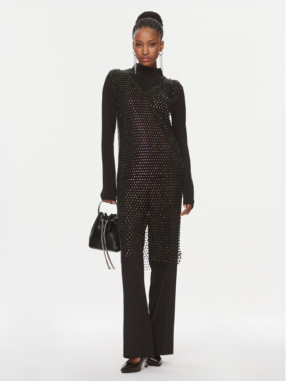 Herskind Herskind Abito da cocktail 4998986 Nero Regular Fit