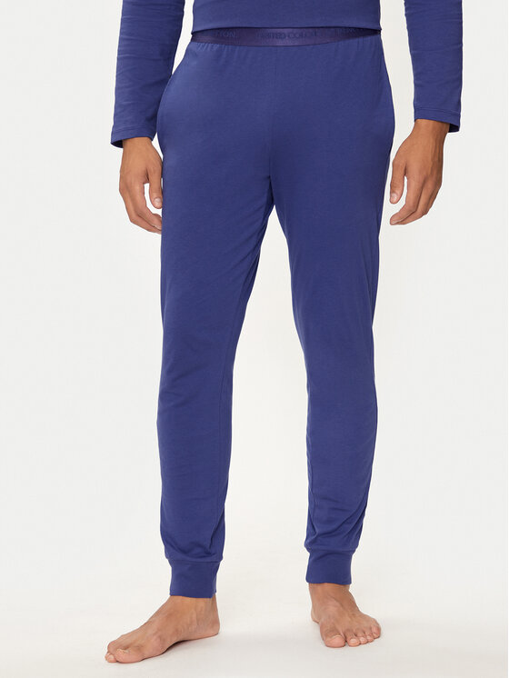 United Colors Of Benetton United Colors Of Benetton Pyžamové kalhoty 30964F00G Modrá Regular Fit
