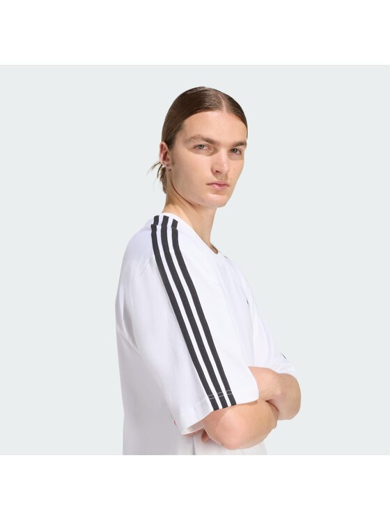 adidas adidas T-krekls adicolor 3-Stripes KD4096 Balts Oversize