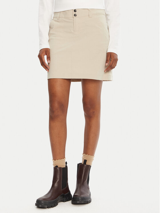 Columbia Columbia Minigonna Saturday Trail AL1931 Beige Active Fit