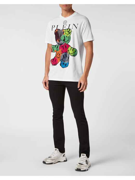 PHILIPP PLEIN PHILIPP PLEIN T-Shirt 15133 Bílá Regular Fit