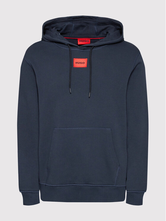 HUGO Hugo Pulóver Daratschi214 50458700 Sötétkék Regular Fit
