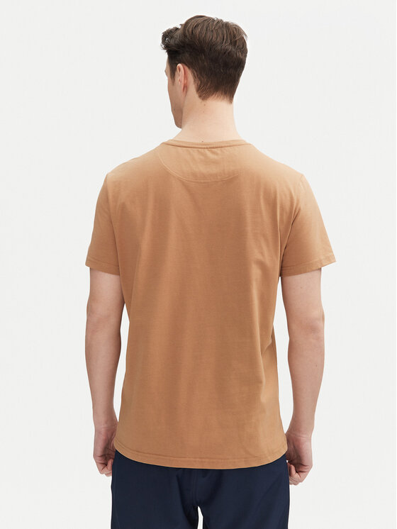 Aulp Aulp T-Shirt Ticco Pomarańczowy Regular Fit