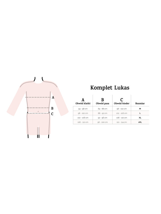 DKaren Lingerie DKaren Lingerie Piżama Lukas Czarny