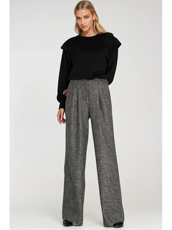 NIFE NIFE Mikina BL10 Černá Oversize