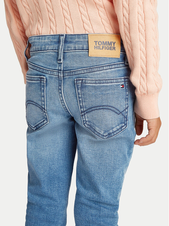 Tommy Hilfiger Tommy Hilfiger Blugi Nora KG0KG08403 Albastru Skinny Fit