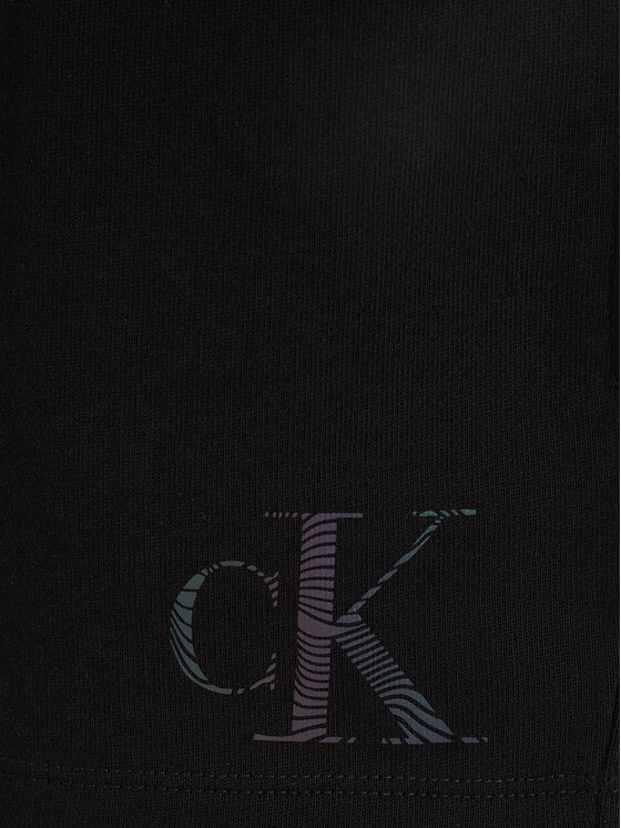 Calvin Klein Jeans Calvin Klein Jeans Športne kratke hlače Iridescent IG0IG02452 Črna Regular Fit