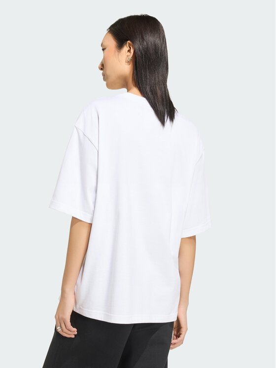 adidas adidas T-Shirt 165409 Biały Oversize