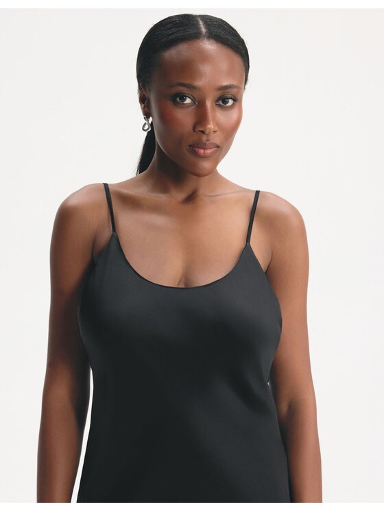 Esotiq Esotiq Koszula nocna 46078 Czarny Regular Fit