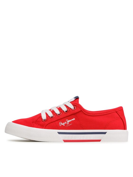 Pepe Jeans Pepe Jeans Tenisice Brady Boy Basic PBS30527 Crvena