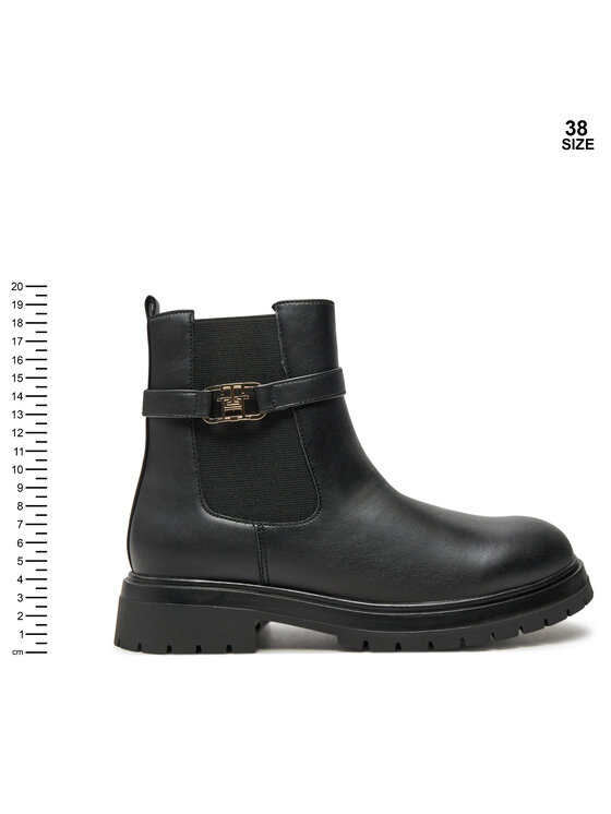 Tommy Hilfiger Tommy Hilfiger Botki Chelsea Boot T3A5-33572-1351 S Czarny