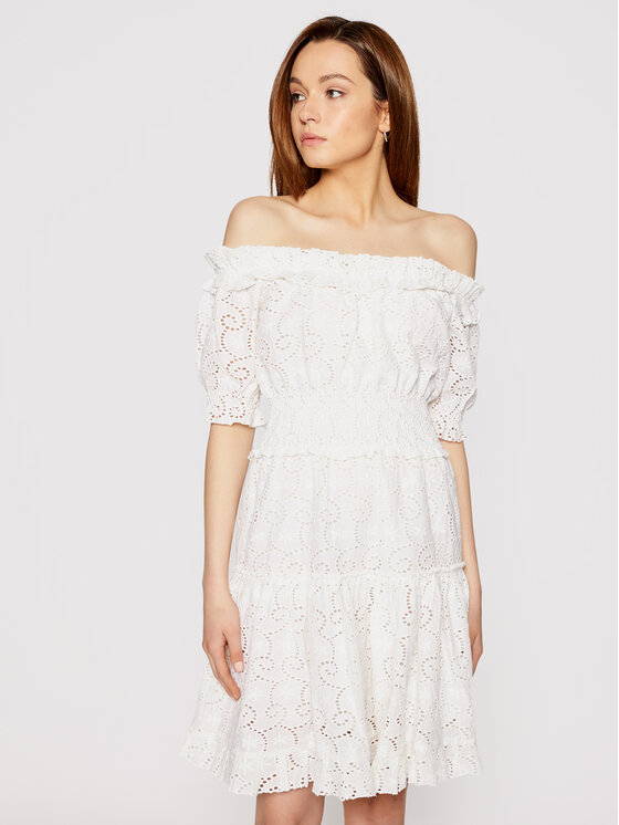 Iconique Iconique Літня сукня Sandra IC21 020 Білий Regular Fit