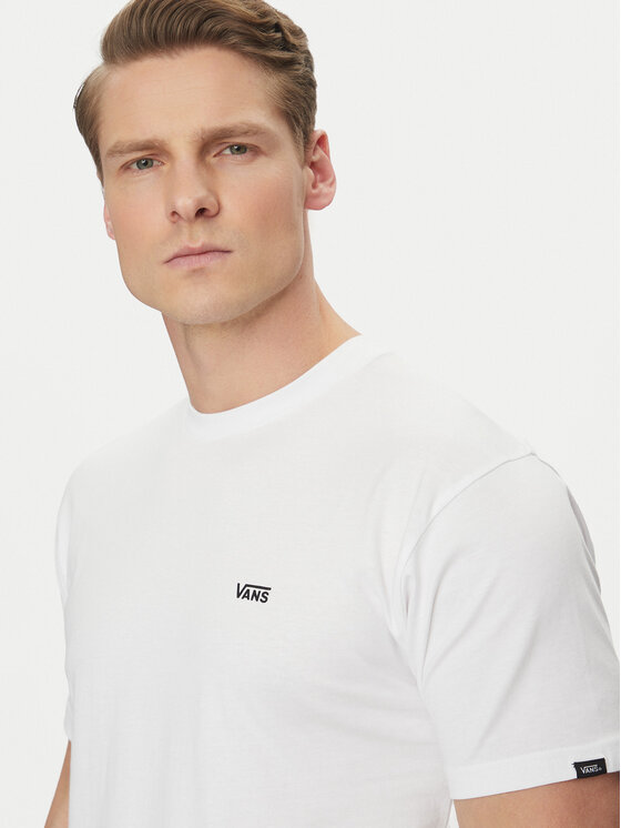 Vans Vans T-Shirt Left Chest Logo VN0A3CZEY281 Bílá Classic Fit