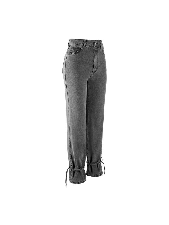 La Mania La Mania Jeansy ETZI 3 2 Černá Classic Fit