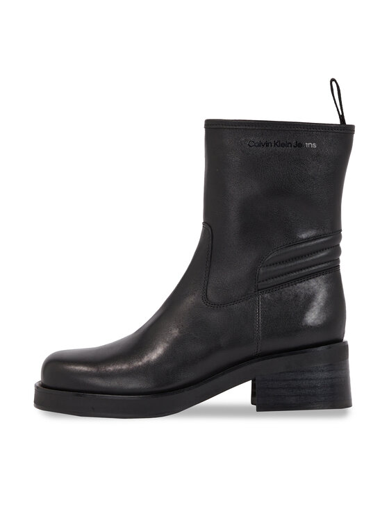Calvin Klein Jeans Calvin Klein Jeans Μποτάκια Biker Boot Lth Wn YW0YW01330 Μαύρο