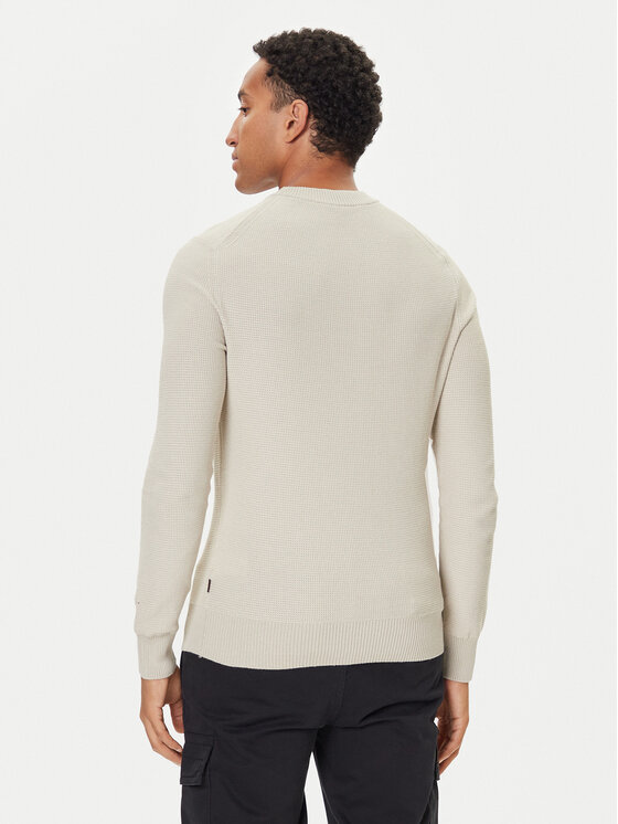 BOSS BOSS Пуловер Klapok 50548673 Бежов Regular Fit