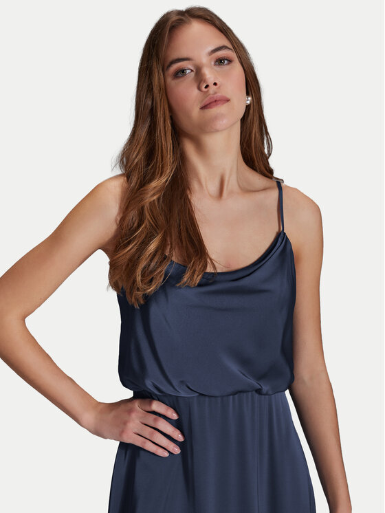 Hey Kyla Hey Kyla Sukienka wieczorowa 5AI074HK Granatowy Regular Fit