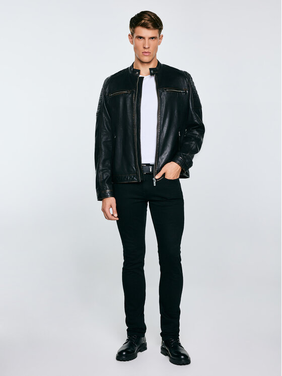 BIG STAR BIG STAR Jeansy TERRY Czarny Slim Fit