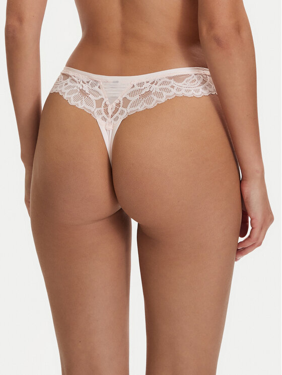 BOSS BOSS Chilot tanga Blossom 50556195 Roz deschis