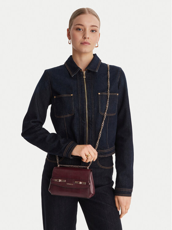 Guess Guess Geantă Melinda Mini HWKL99 33780 Vișiniu