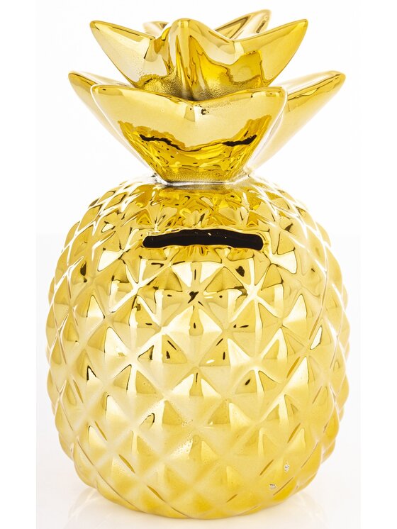 MIAhome MIAhome Skarbonka ceramiczna ANANAS Złoty